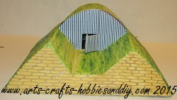 How to make a model Anderson Shelter
