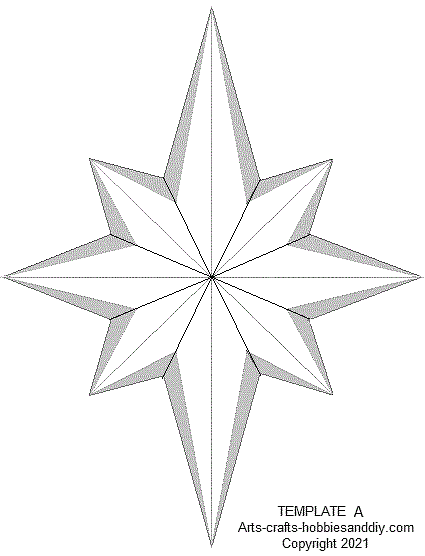 Free Star of Bethlehem craft project