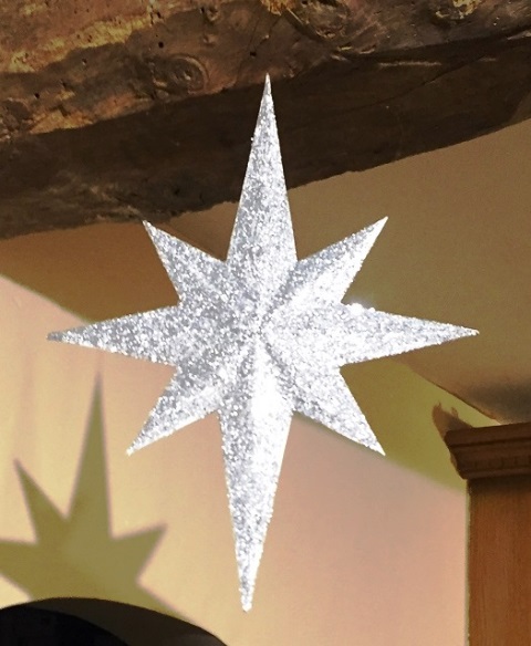 How to make a 3D star of Bethlehem festive Christmas decoration.