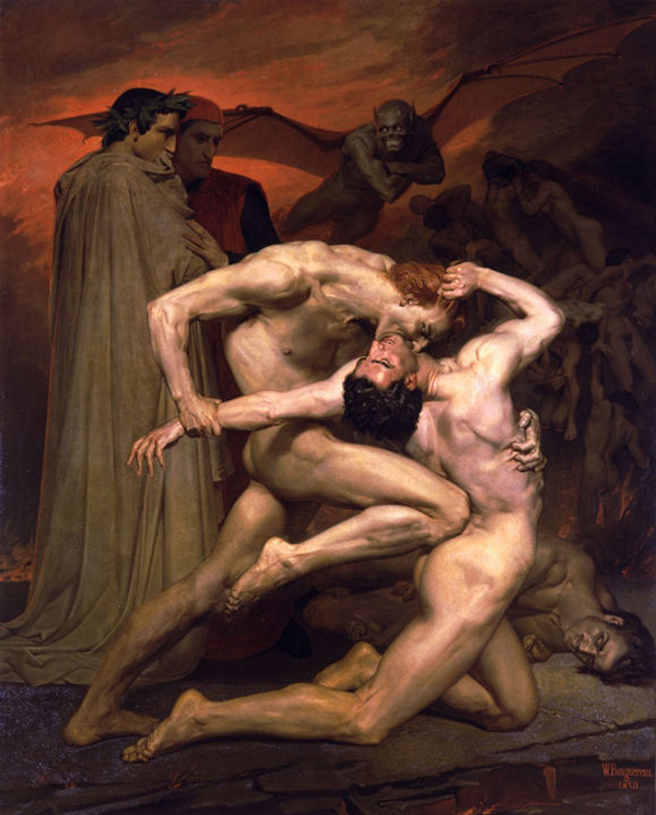Dantes inferno. Divine Comedy-Limbo-Lust (1875)