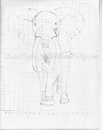 How to draw an elephant. Elephant-outline-small