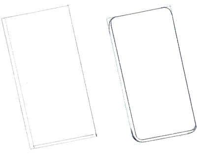 Drawing iphones that are tilted