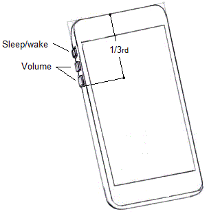 How to add the sleep/wake and volume buttons to a mobile phone.