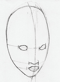Avatar, Na'Vi female face eyes and mouth shape
