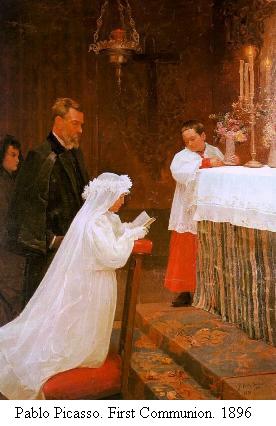 Pablo Picasso, First communion