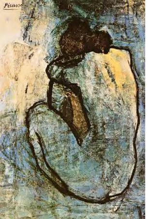 Pablo Picasso, Blue nude c1901