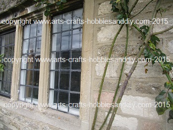 secondary glazing in a listed building viewed from outside