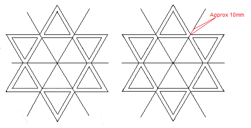 How to draw a Star of David-Magen David-Shield of David