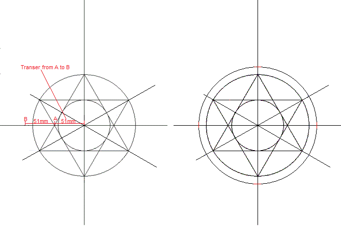 How to draw a Magen David.