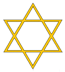 Free schools tutorial on How to draw a simple Star of David or Magen David or Shield of David.