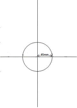 How to make a simple six pointed star template.