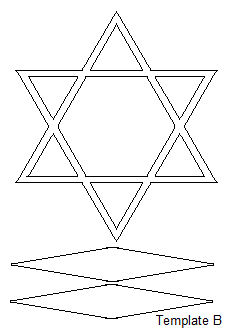 Free Star of David craft project