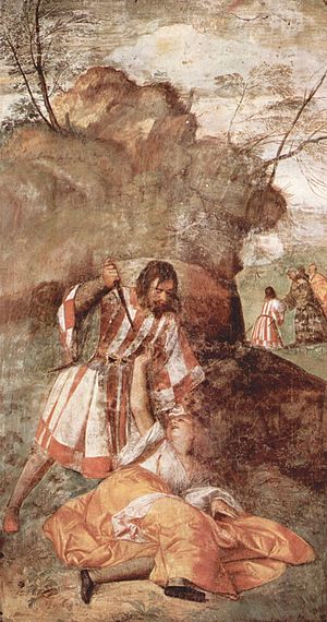 Titian, The miracle of the jealous husband