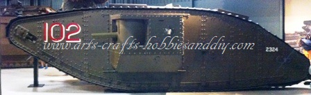 WWI Tank kit. How to make a model WWI landship