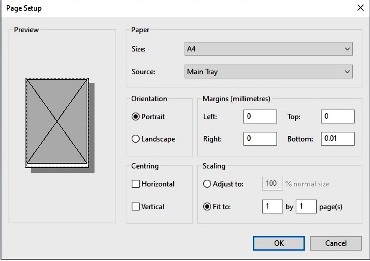How to set a printer to ptint borderless.