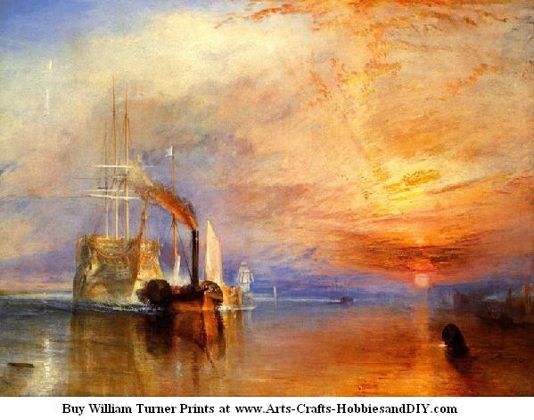 William Turner The Fighting Temeraire Tugged to Her Last Berth to Be Broken up 1838.